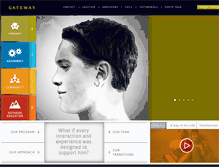 Tablet Screenshot of gatewayacademy.net
